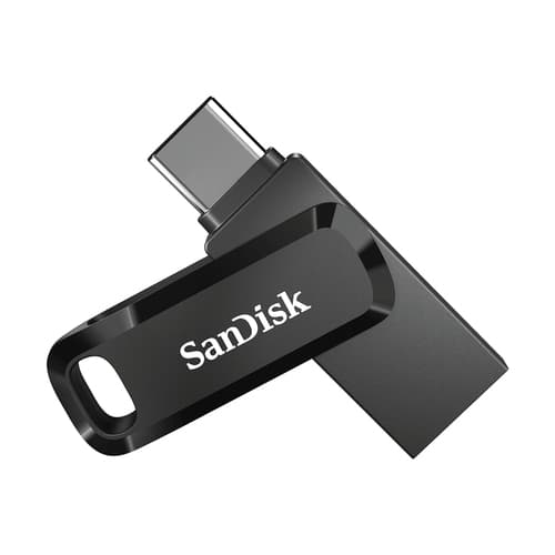 SanDisk Ultra Dual Drive Go 64 GB - Pendrive - USB-C 3.2 Gen 1 - Negro