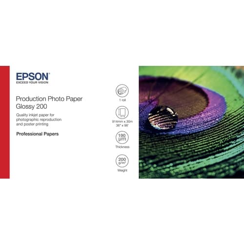 EPSON Production Photo Paper Glossy 200 36 x 30m