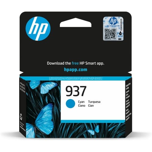 HP 937 Cyan Cartucho de Tinta Original - 4S6W2NE