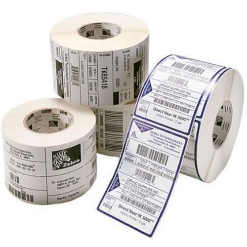 ZEBRA 8000T EXTRA TUFF 180 TAG - ETIQUETA ALARGADA 25 X 229 MM TRANSF. TERMICA PLASTICO (POLIOLEFINA) - 1 ROLLO (2000 ETIQ)