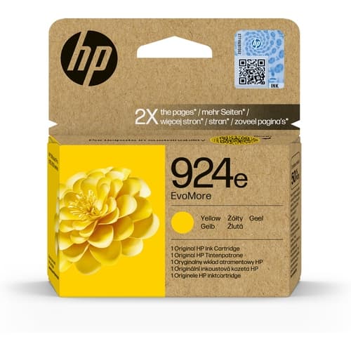 HP 924e Cartucho Amarillo OfficeJet Pro 8120, 8130 series