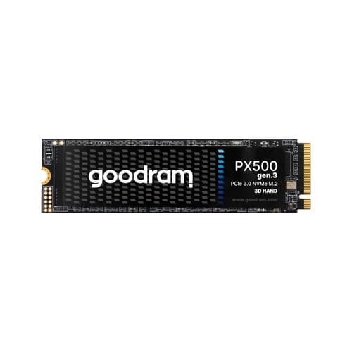 Goodram PX500 - 512GB - M.2 2280 - PCIe Gen3 x4 NVMe - 2000 MB/s lectura - 1600 MB/s escritura - TBW 330TB