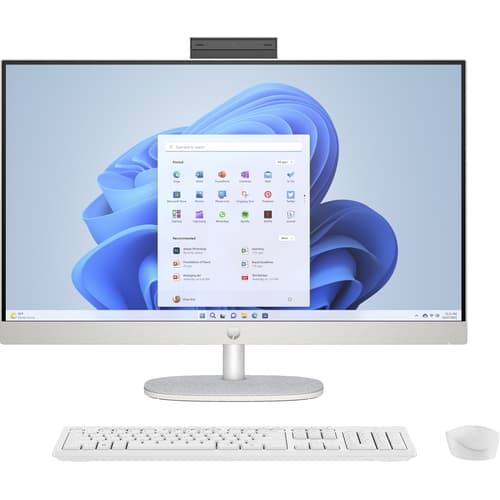 HP AiO 27-CR0009ns - Intel Ultra 5 125U - 27" FHD - 16GB - 512GB SSD NVMe - Windows 11 Home - Blanco - inc. teclado y ratón