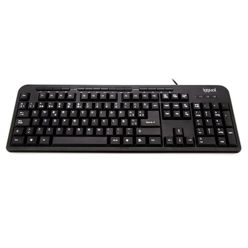 iggual Teclado multimedia CK-BASIC-120T negro