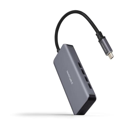 HUB USB-C/M A 3xUSB-C/H ALUMINIO 10 CM