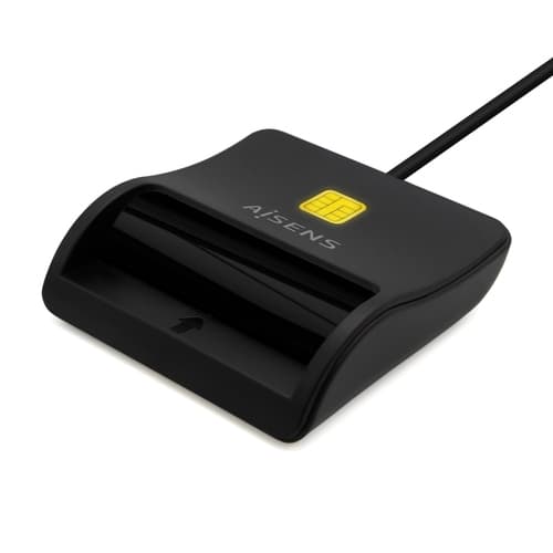 Lector inteligente tarjeta DNI USB-C Negro