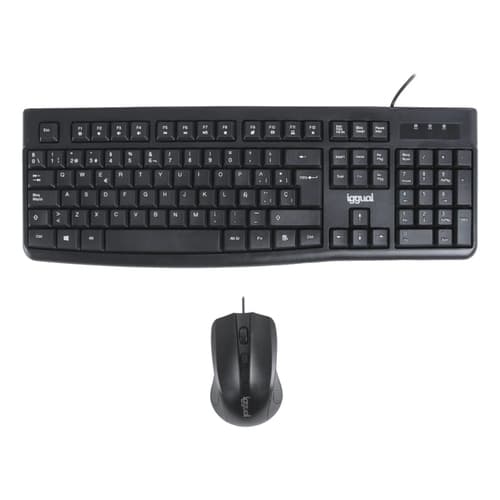 iggual Kit teclado y ratón CMK-BUSINESS2 negro