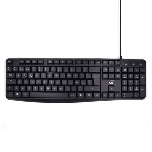Ewent EW3001 teclado USB QWERTY Espa?ol Negro