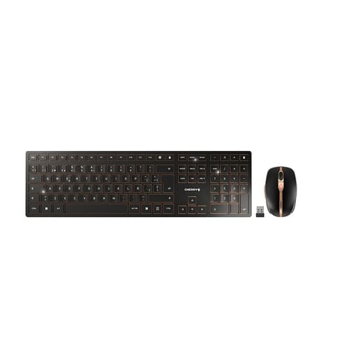 CHERRY Teclado+ratón combo Bluetooth-Inalámbrico