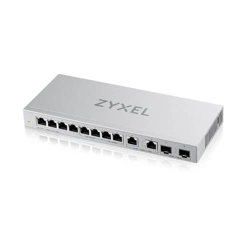 SWITCH GESTIONABLE ZYXEL XGS1010-12 8xGb 2x2.5Gb 2xSFP+ 10G ADMINISTRADO POR WEB