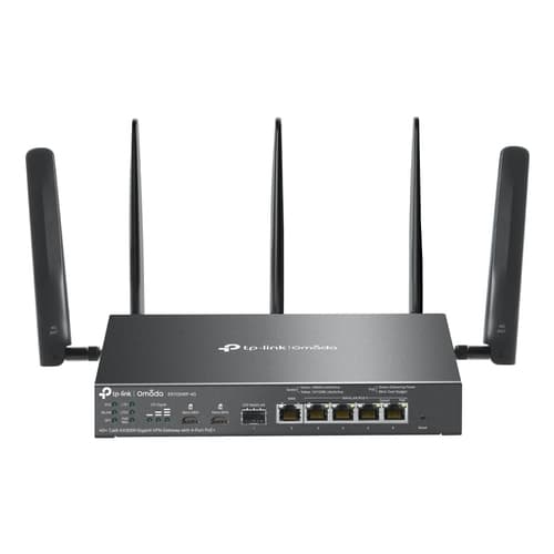 ROUTER VPN WIFI6 TP-LINK OMADA ER706WP-4G+ AX3000 2402Mbps 2xNANOSIM 1xWAN Gb 1xSFP Gb 4xLAN Gb