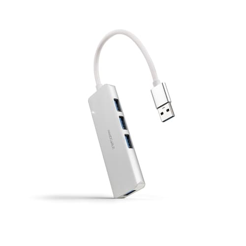 HUB USB 3.0 4xUSB3.0. USB-A/M-USB 3.0/H ALUM. 18CM