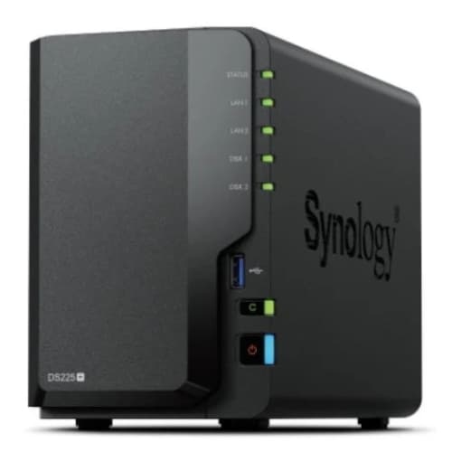 Synology DS225+ NAS 2Bay DiskStation 1x2.5Gb 1xGb