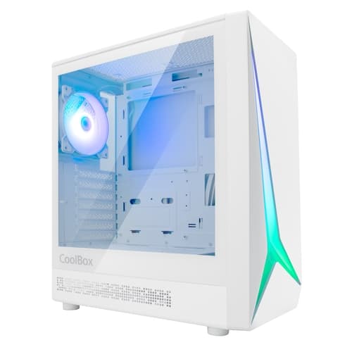Coolbox Caja Gaming ATX GA450 STARLIGHT White
