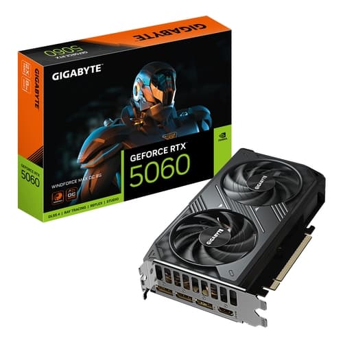TARJETA GRAFICA GIGABYTE RTX 5060 WINDFORCE 8GB MAX