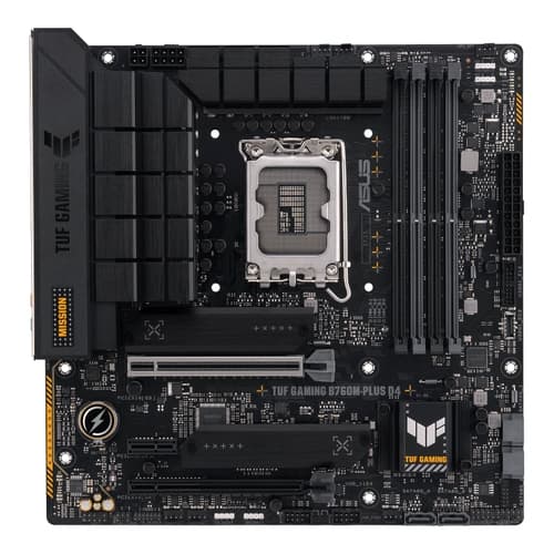 Asus TUF Gaming B760M-PLUS D4 Placa Base Intel PCIe 4.0, DDR4, M.2, 4x Sata III, Ethernet de 2.5Gb, HDMI, USB 2.0, 3.2