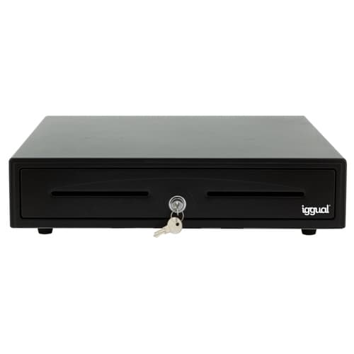 iggual Cajón Portamonedas IRON-50 42cm 5+8 negro