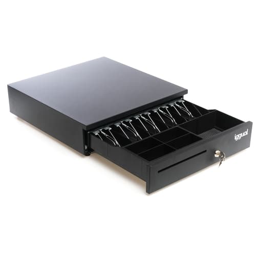 iggual Cajón Portamonedas IRON-35 42cm 5+6 negro