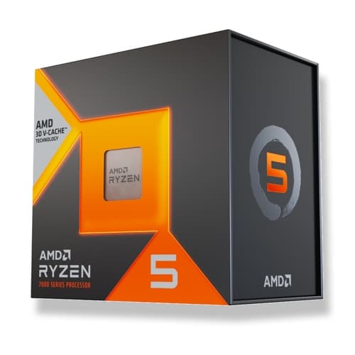 AMD RYZEN 5 7500X3D 4.5G 102M 6C AM5 BOX Sin Venti