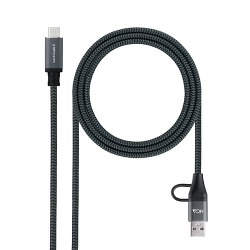 CABLE USB3.2 GEN2x2 100W,USB-C+A/M-USB-C/M,3M