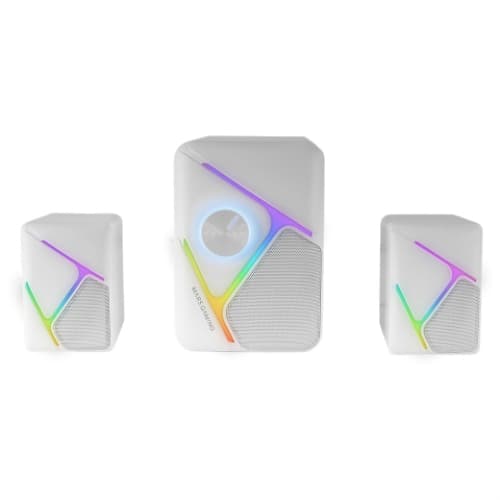 Mars Gaming Altavoces MS-H21 2.1 35W RGB Blanco