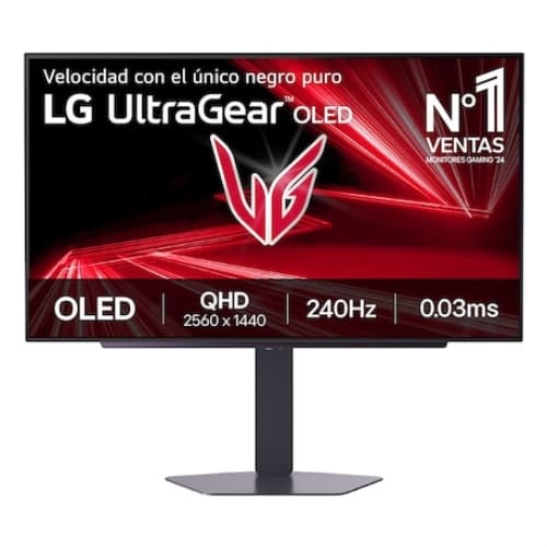 MONITOR GAMING 27" HDMI DISPLAYPORT LG ULTRAGEAR 27GX704A-B QHD OLED 240HZ 0,03MS COLOR NEGRO