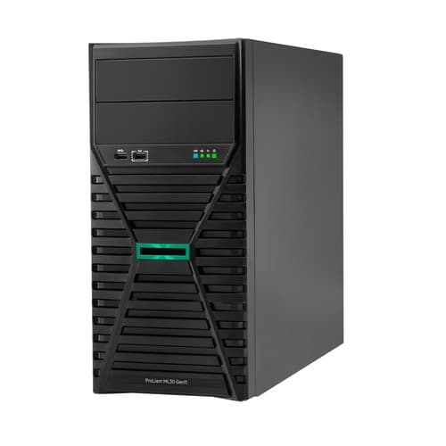 HPE ProLiant ML30 Gen11 Intel Xeon E-2434 Quad-Core - 32GB - 2x480GB - 8xHot Plug 2.5" SFF- Intel VROC RAID - No Optical - 800W - 3Y NDB