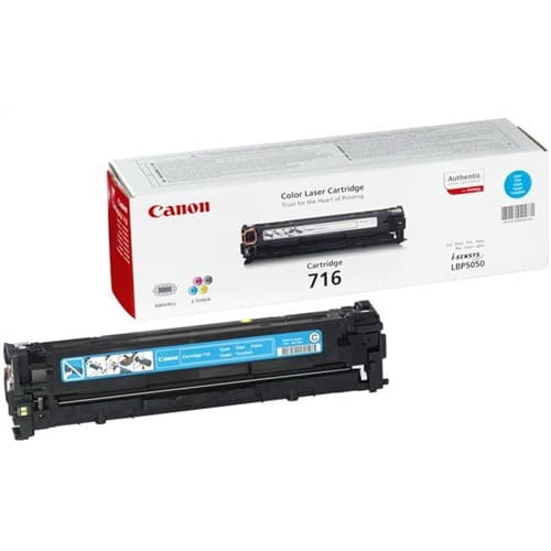 CANON TONER CIAN CRG716C 1.500 PAG. LBP/5050/5050N MF/8050