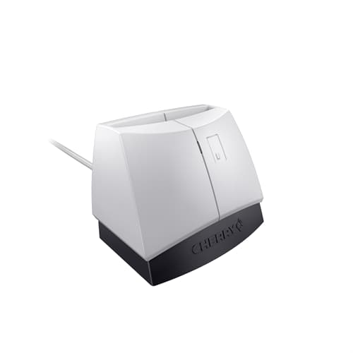 CHERRY SmartTerminal ST-1144 - lector de tarjetas inteligentes - USB 2.0 - negro/blanco