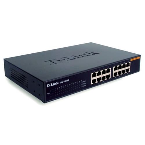 D-Link DES-1016D - Conmutador - Switch 16 puertos - EN, Fast EN - 10Base-T, 100Base-TX
