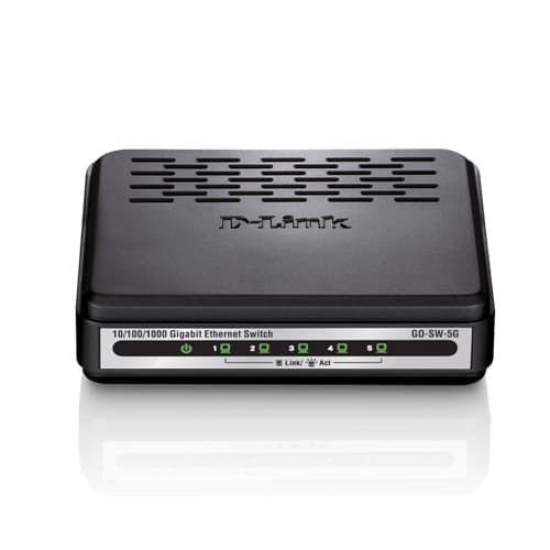 D-Link GO-SW-5G - Switch - 5 puertos 10/100/1000 - sobremesa - mini