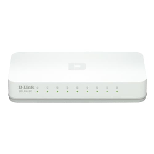 D-Link GO-SW-8E - Switch - 8 puertos 10/100 - sobremesa - mini