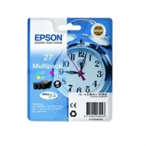 Epson WorkForce WF-3000 y WF-7000 Multipack (C,M,Y)de Alta Capacidad nº27XL