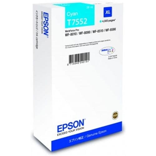 EPSON Cartucho Cián XL 4000p WF-8xxx