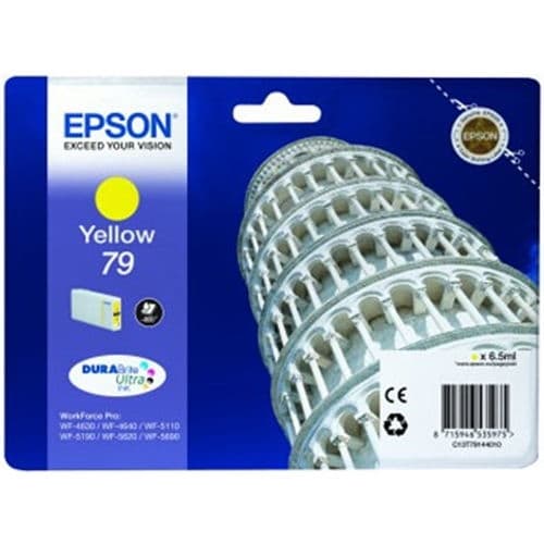 EPSON CARTUCHO AMARILLO 79 CAPACIDAD 800 PÁGINAS WF 46XX/56XX/51XX