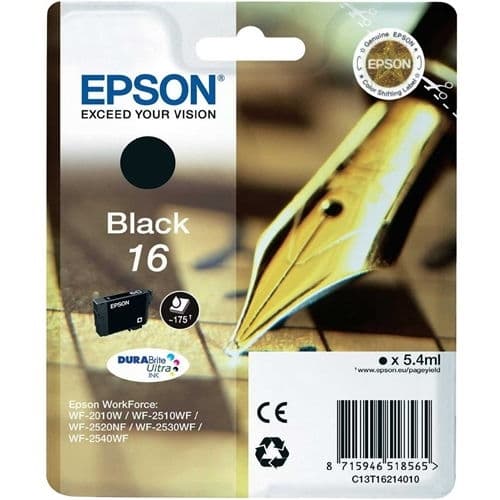 EPSON CARTUCHO NEGRO 175 PAG. WF-2010W/2510WF/2520NF/2530WF/2540WF
