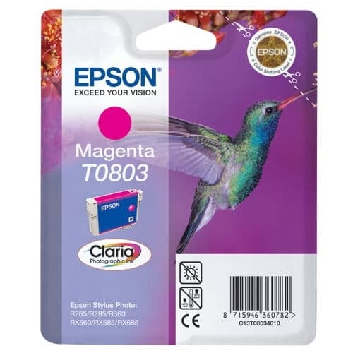 EPSON CARTUCHO MAGENTA STYLUS PHOTO R/265/285/360 STYLUS PHOTO RX/560/585/685 STYLUS PHOTO P/50 STYLUS PHOTO PX/650/660/700W/710W/720WD/800FW/810FW/820FWD