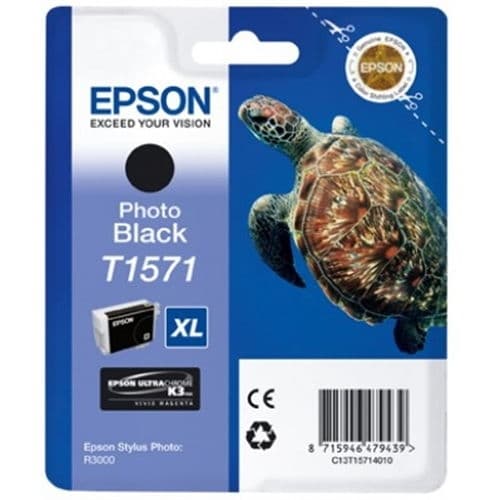 EPSON CARTUCHO NEGRO FOTO T1571 25,9ML R/3000