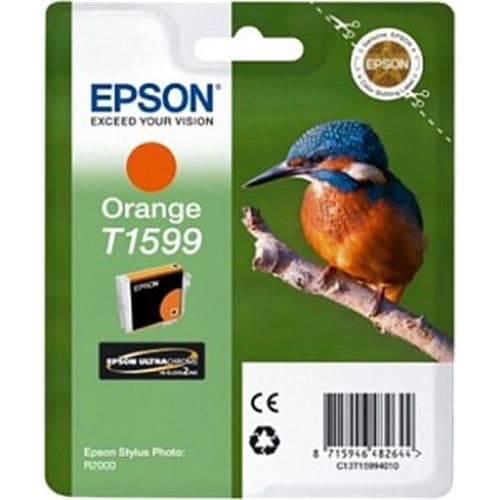 EPSON CARTUCHO NARANJA 17ML STYLUS PHOTO R/2000