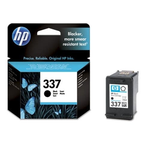 HP CARTUCHO NEGRO Nº337 400 PAG. OFFICEJET/K7100/7110/7130/H470/H470B/H470WBT/6315/6310 DESKJET/6980/5940/D4160 PHOTOSMART/D5160/2570/2575/8050/C4180/C4100/C4190/D5145/D5155/D5156/D5168