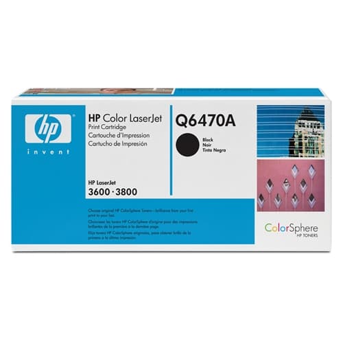 HP TONER NEGRO 6.000 PAG. LASERJET COLOR/3600/3800/CP3505