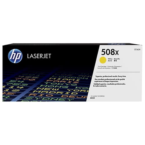 HP Laserjet M553 Toner 508X Amarillo Alta