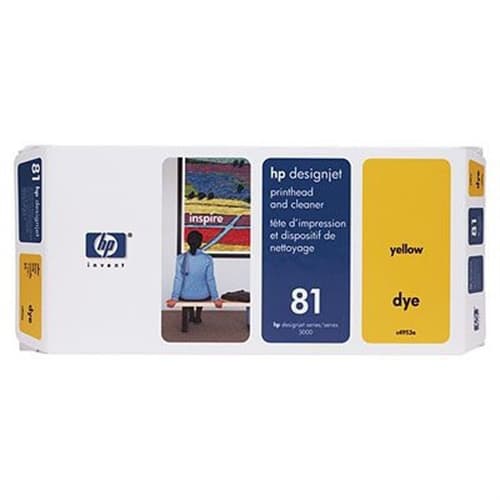 HP KIT CABEZAL GF AMARILLO Nº81 DESINGJET/5000/5000PS/5500