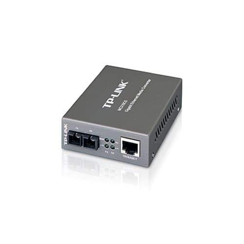 TPLINK MC210CS - Convertidor RJ45 Gigabit a Fibra monomodo SC Gigabit - Full duplex - hasta 15km