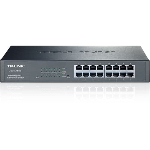 TPLINK TL-SG1016DE - Switch Gestión Fácil - 16 puertos Gigabit RJ45