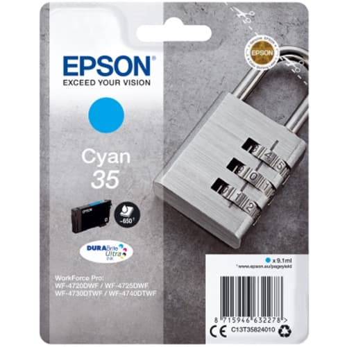 EPSON CARTUCHO CIAN 35 Pag. 650 Aprox