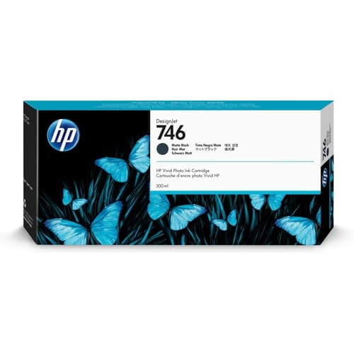 HP Nº 746 300 ML MATTE BLACK INK CARTRIDGE