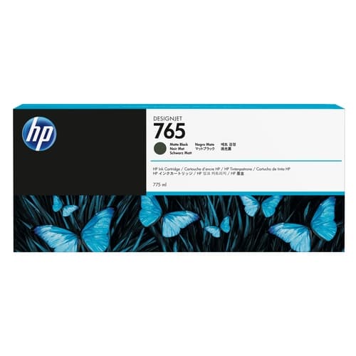 HP Cartucho de tinta negro (mate) 775 ml F9J55A (765)