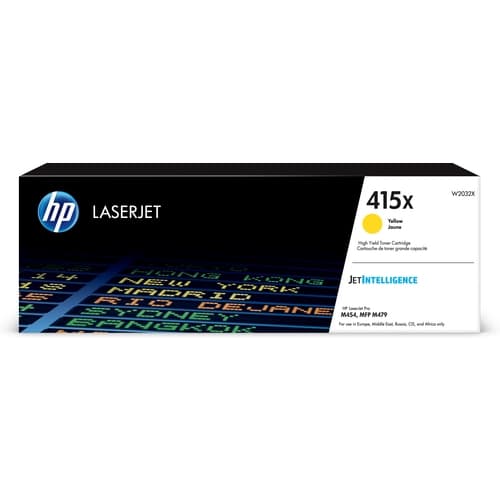 HP Toner LaserJet M454/M479 nº415X Amarillo 6.000pag.