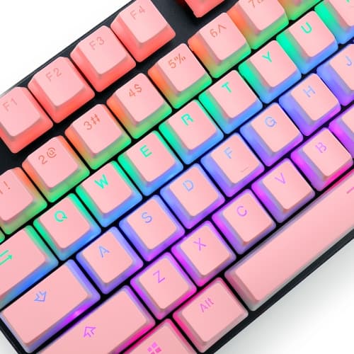 Redragon - SCARAB Kit 26 teclas Español Rosa